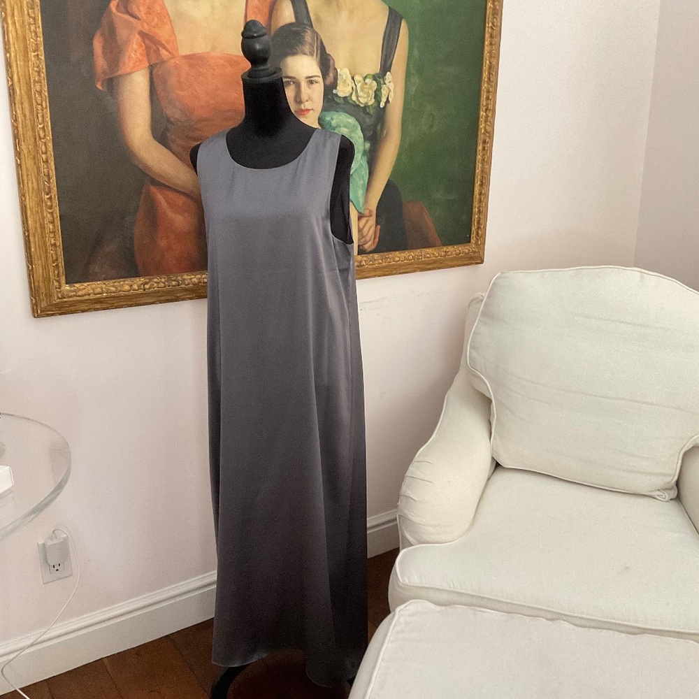 SABLYN SLIP SHIFT DRESS SILK CHARMOUSSE BRAND NEW L